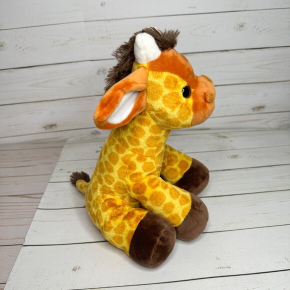 Melissa & Doug 11" Giraffe Plush Toy With Bottle & Diaper Stuffed Animal - Picture 3 of 8